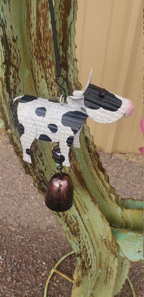 Wind Chimes.cow Wind Chimes.animal Wind Chimes.metal Cow Wind - Etsy