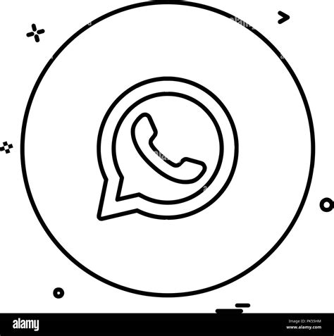 Whatsapp icon design vector Stock Vector Image & Art - Alamy