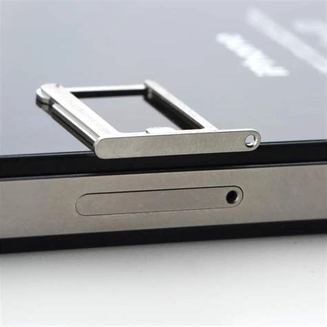 50Pcs/lot Silver Metal Micro SIM Card Tray Holder Slot Replacement for ...