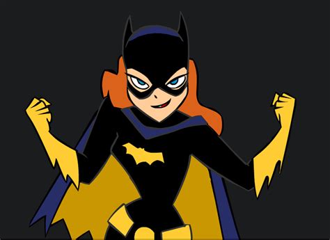 Animated Batgirl drawing free image download