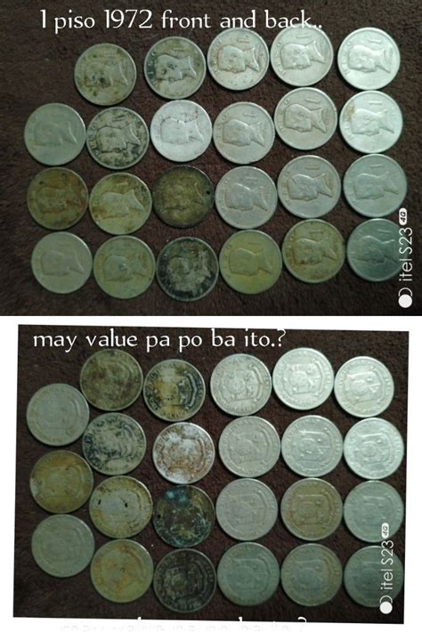 1 Piso coin Philippines 1974 and 1972 take all 5,500 only.., Hobbies ...