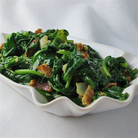 Pan Fried Spinach Recipe