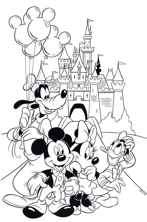 Free Print Disney Coloring Pages