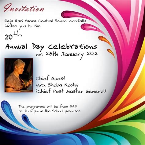 Josh.K: Best wishes to RRVCS - 20 th Annual day celebrations