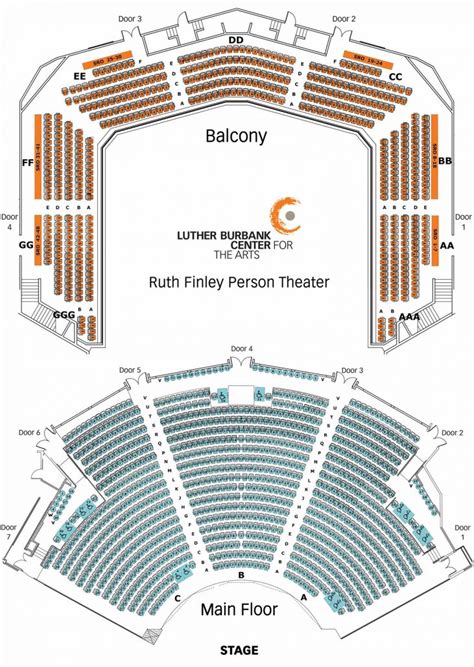 Seating - Luther Burbank Center for the Arts