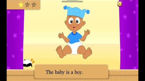 Starfall Baby Puzzle I'm Reading A Boy and a Girl. Page 1, 2, and 3 - YouTube