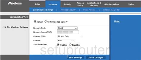 Setup WiFi on the Cisco Linksys E4200