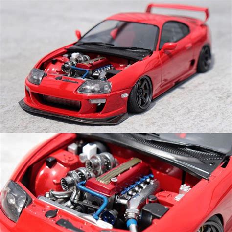 🔥🔥SUPRA🔥🔥 Builder:@masafumi0987 #toyota #supra #2jzgte #124scale | Scale models cars, Car model ...