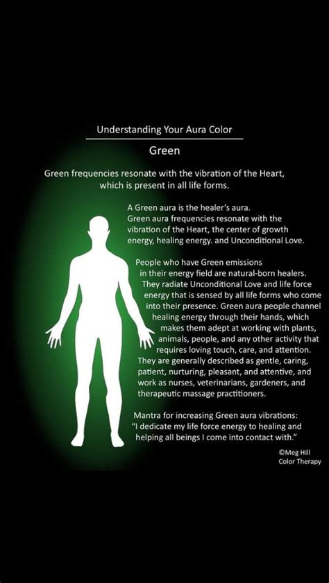 Green aura colour | Aura colors meaning, Aura colors, Aura reading