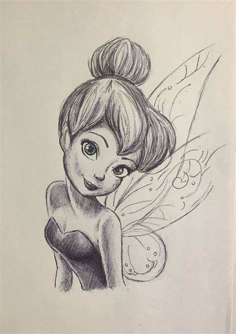 Federzeichnung von Tinkerbell - Federzeichnung von Tinkerbell - # ...