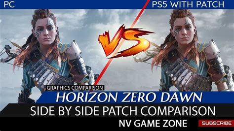 Horizon Zero Dawn PC VS PS5 | Graphics Comparison | PC VS PS5 With ...