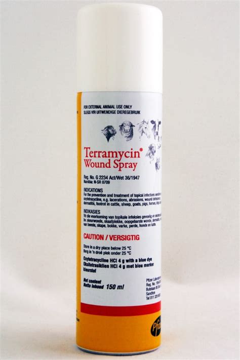 Terramycin Wound Spray 150ml | Dog Lovers Online Pet Store