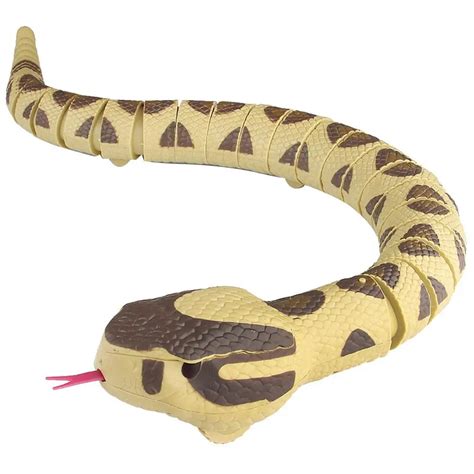 77cm Electric RC Snake Infrared Control Remote Rattlesnake Toy Prank ...