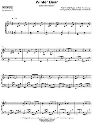 "Winter Bear" Sheet Music - 7 Arrangements Available Instantly - Musicnotes