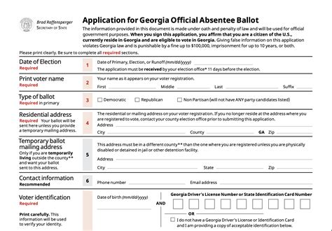 Absentee Ballot Georgia 2024 - Elli Karlotte