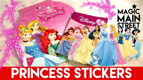 Disney Princess Sticker Books - YouTube