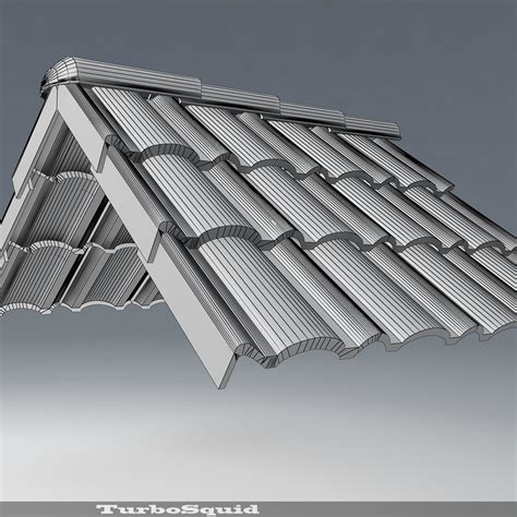 3d model roof 01