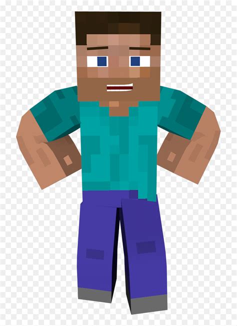 Minecraft Steve Skin Render , Png Download - Minecraft Steve With Beard ...