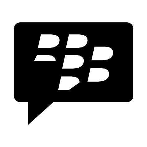 Blackberrymessenger Vector SVG Icon - SVG Repo