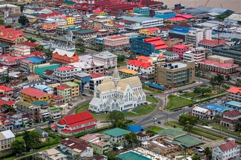 Downtown Georgetown Guyana. Colorful City | George town, Guiana, Cidade