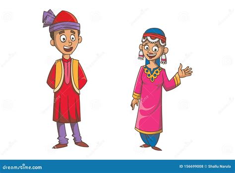 Culture Of Kashmir Vector Illustration | CartoonDealer.com #39715020