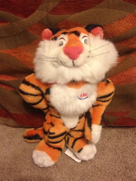 Vintage Esso Tiger Mascot Plush Toy Stuffed Animal