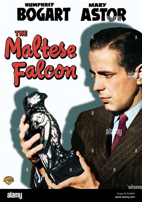 HUMPHREY BOGART POSTER, THE MALTESE FALCON, 1941 Stock Photo - Alamy