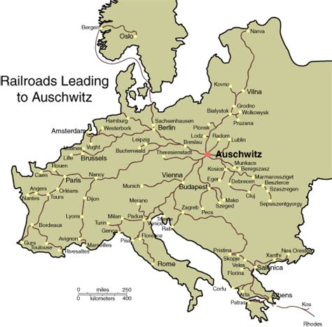 Auschwitz Map - Clătită Blog