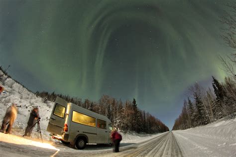 Green Colored Aurora Borealis in Alaska image - Free stock photo - Public Domain photo - CC0 Images