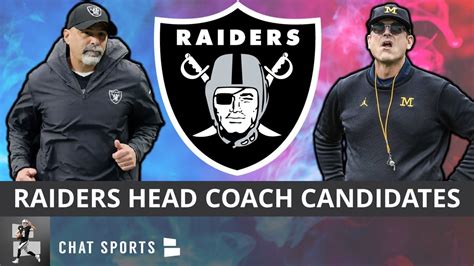 Top 10 Raiders Head Coach Candidates In 2022 Feat. Jim Harbaugh & Rich ...