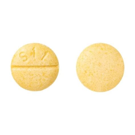 Pill Finder: S 11 Yellow Round - Medicine.com