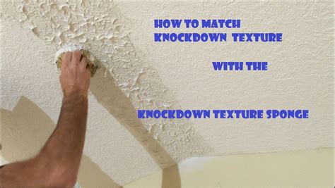 Knockdown Texture Sponge - Drywall Repair Tool