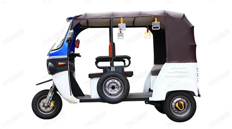 Electric tricycle with passenger seat and lithium swappable batteries - TYCORUN