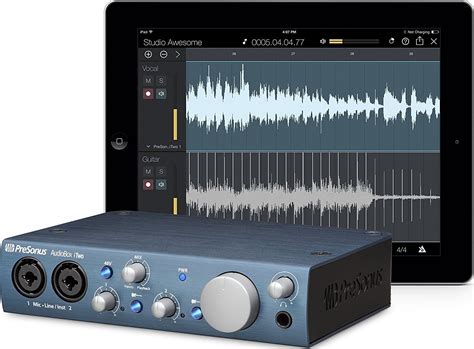 Presonus Audio Interface, PC/Mac/iOS-2 Mic Pres, Two Combo Mic ...