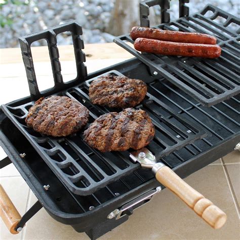 Marsh Allen Cast Iron Hibachi Tabletop Charcoal BBQ Grill : BBQ Guys