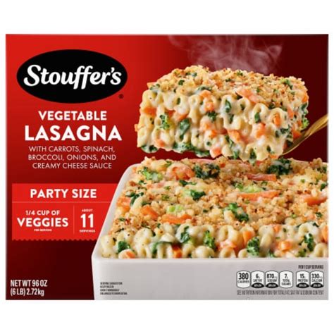 Stouffer's® Family Size Veggie Lovers Lasagna Frozen Meal, 96 oz - Kroger