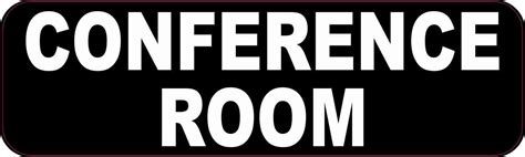 10in x 3in Conference Room Sticker Vinyl Business Door Sign Decal Stickers