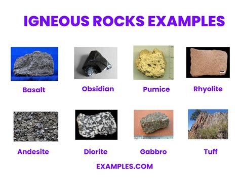 Igneous Rocks- 20+ Examples, Definition, Types, Characteristics