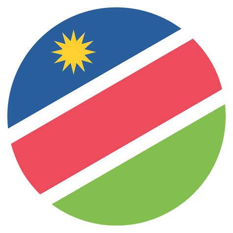 Namibia flag emoji clipart. Free download transparent .PNG | Creazilla