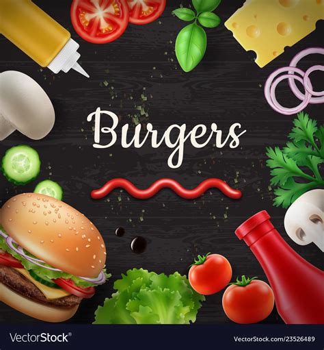 Culinary background Royalty Free Vector Image - VectorStock