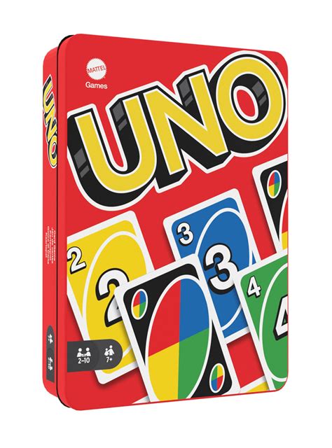 Buy UNO Card Game for Kids and Families in Collectible Tin with 112 Cards and Instructions ...