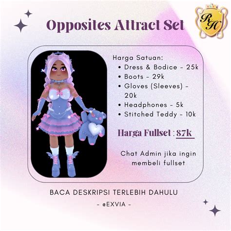 Jual Opposites Attract Set | Royale High | Shopee Indonesia