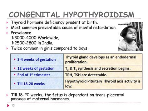 Congenital hypothyroidism