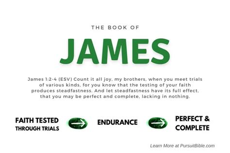 Book of James: Summary, Meaning & Application – Pursuit Bible