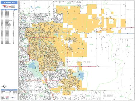 Aurora Colorado City Limits Map