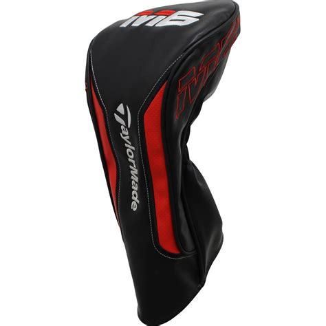 TaylorMade M6 Driver Black / Blood Orange Headcover Golf Accessory at GlobalGolf.com