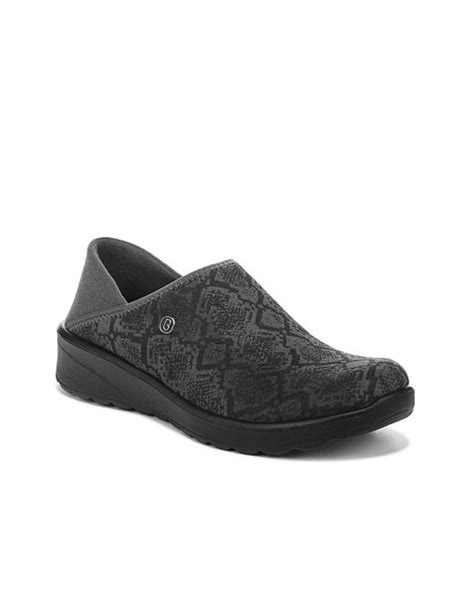 Bzees Synthetic Getaway Slip-on Sneaker in Grey/Black Snake Print (Black) | Lyst