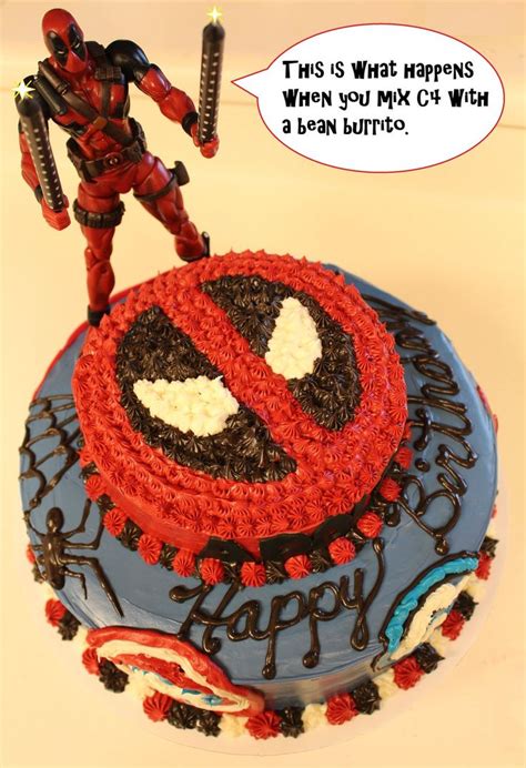 Deadpool Cake Ideas / Deadpool Themed Cakes