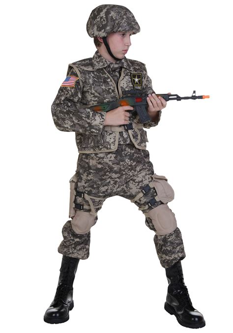 Kids Deluxe Army Ranger Costume - Halloween Costumes