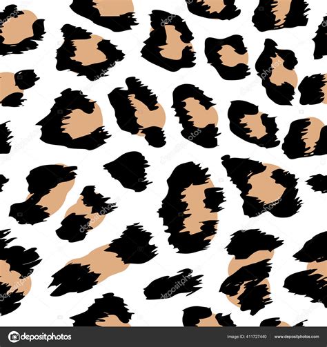 Leopard Spots Pattern Design Brow Black White Sand Color Funny Stock Vector by ©Azindianlany ...